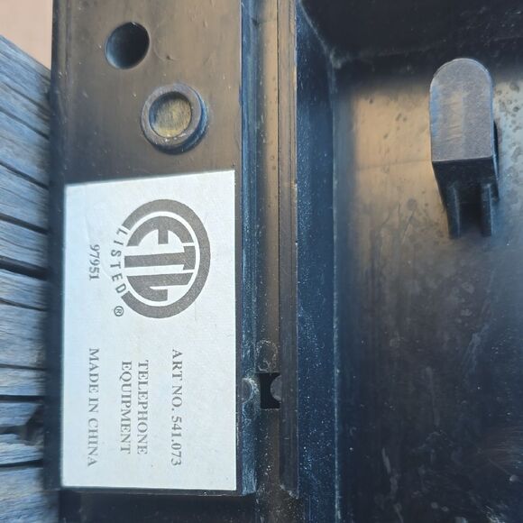 Retro Rotary Wall Phone Clock Decorative Art Piece 1920s Style Novelty - Picture 10 of 15